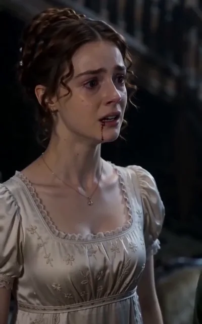 Rory in an embroidered coat